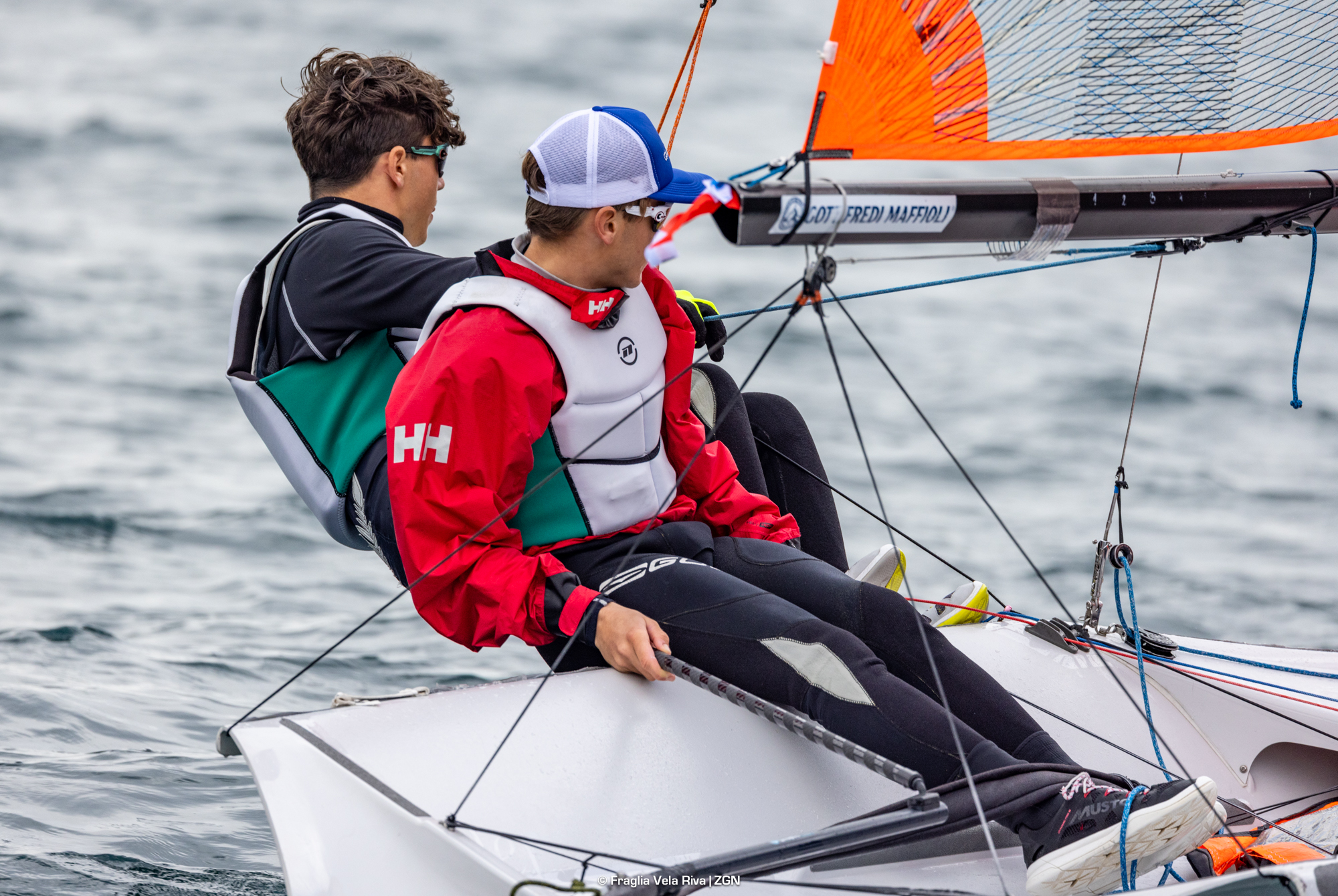 29er Eurocup Finals, light wind doesn’t stop racing in Riva del Garda